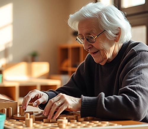 Représentation de la formation : L’approche Montessori pour un accompagnement au quotidien de la personne âgée