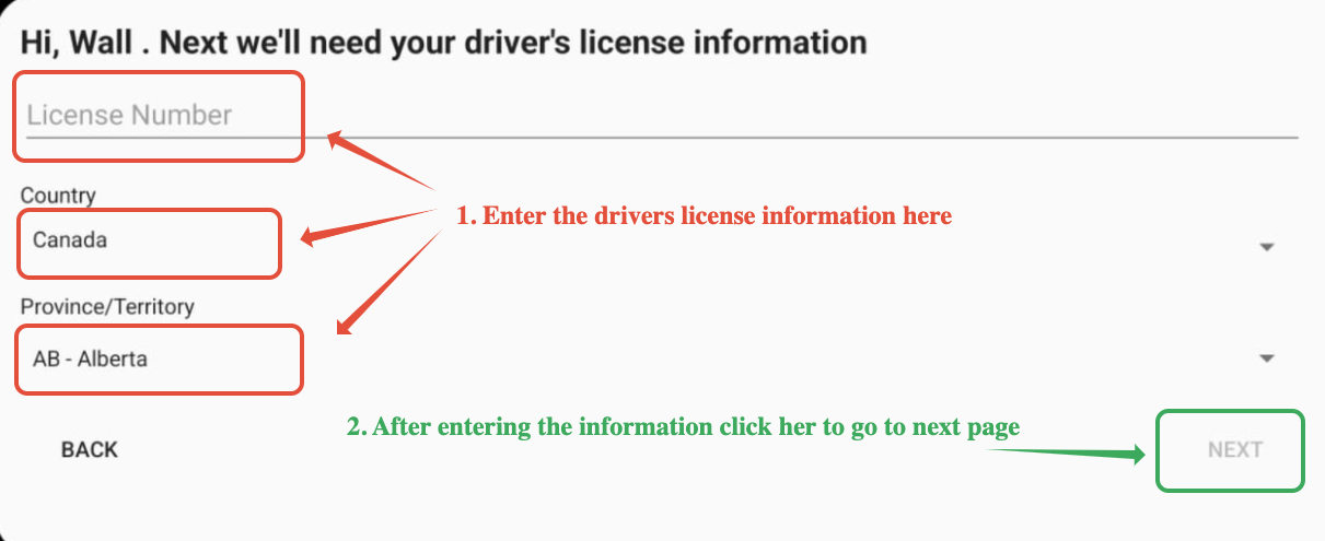 Owner-Operator Account Registration