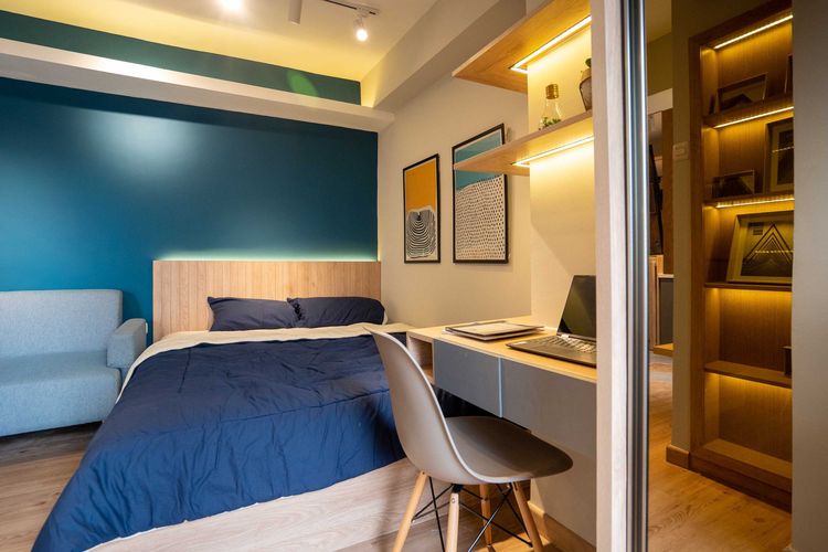 desain kamar apartemen minimalis