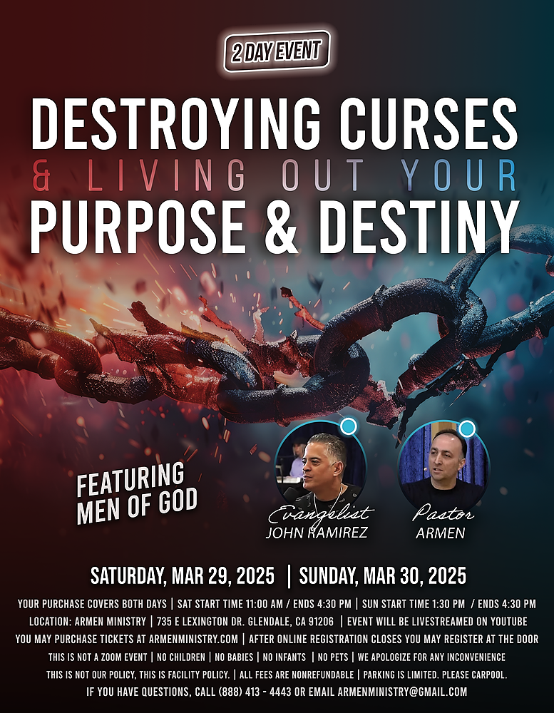 Destroying Curses & Living Out Your Purpose & Destiny