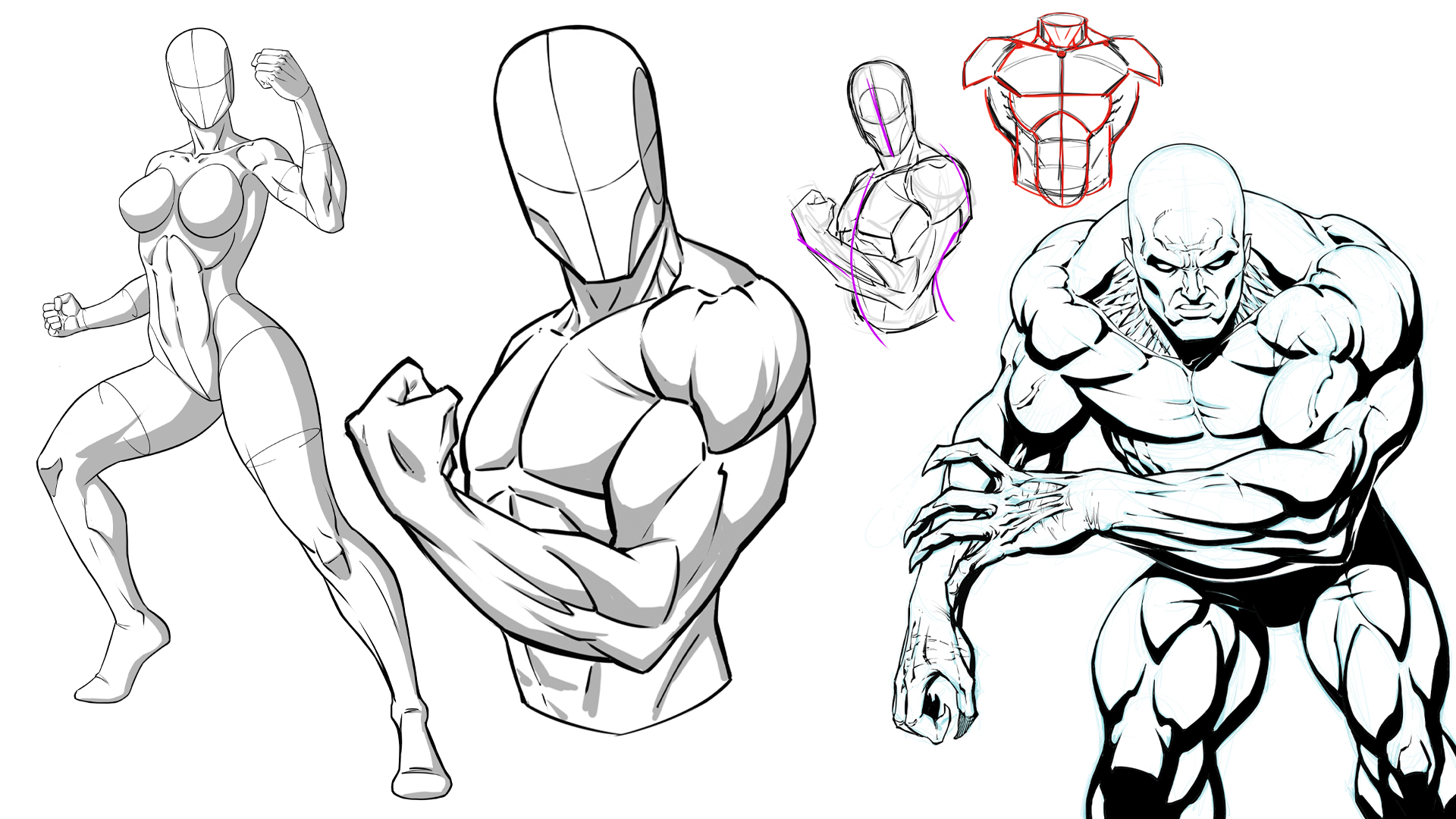 how-to-draw-stylized-poses-and-anatomy-ram-studios-comics-art-school