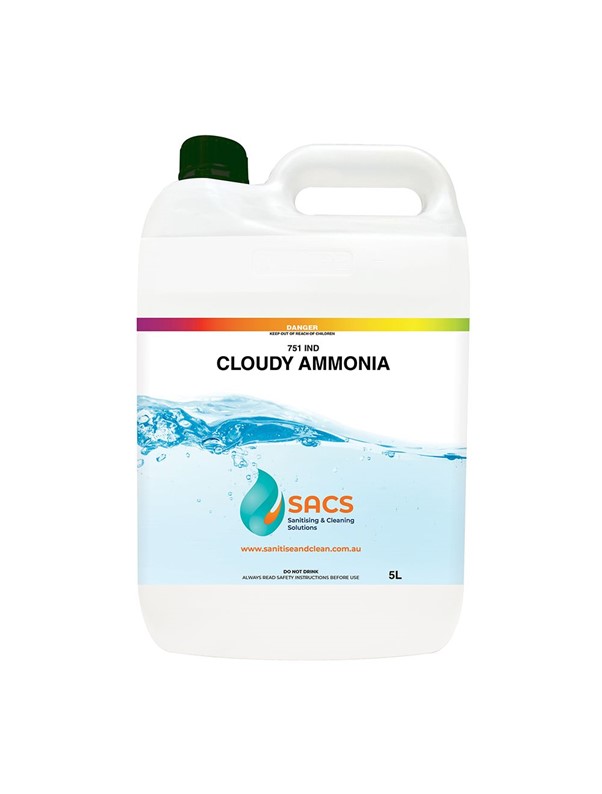 Cloudy Ammonia Bottle