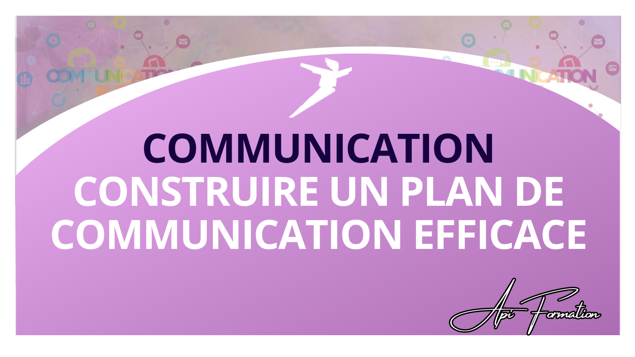 Représentation de la formation : CONSTRUIRE UN PLAN DE COMMUNICATION EFFICACE