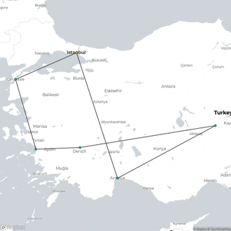 tourhub | Fez Travel | 2025 - ANZAC Day 2025 Colonel Tour | Tour Map