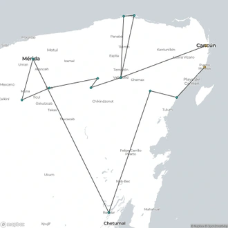 tourhub | Today Voyages | Community Tour | Tour Map