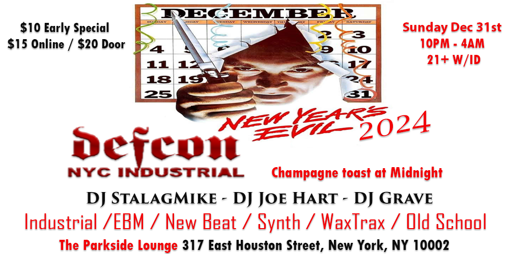 Defcon NYC New Years Eve 2024, New York, Sun Dec 31st 2023, 1000 pm