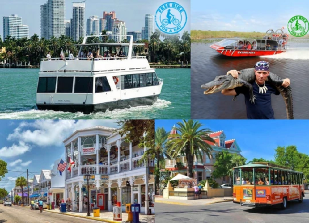 Four Tours Combo with FREE South Beach Bike Rental