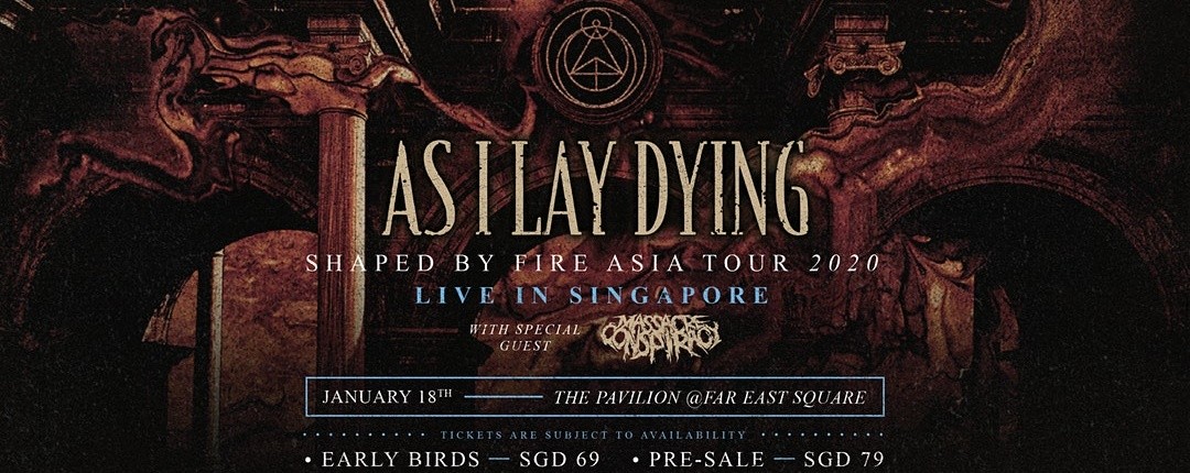 As I Lay Dying Live in Singapore, January 2020