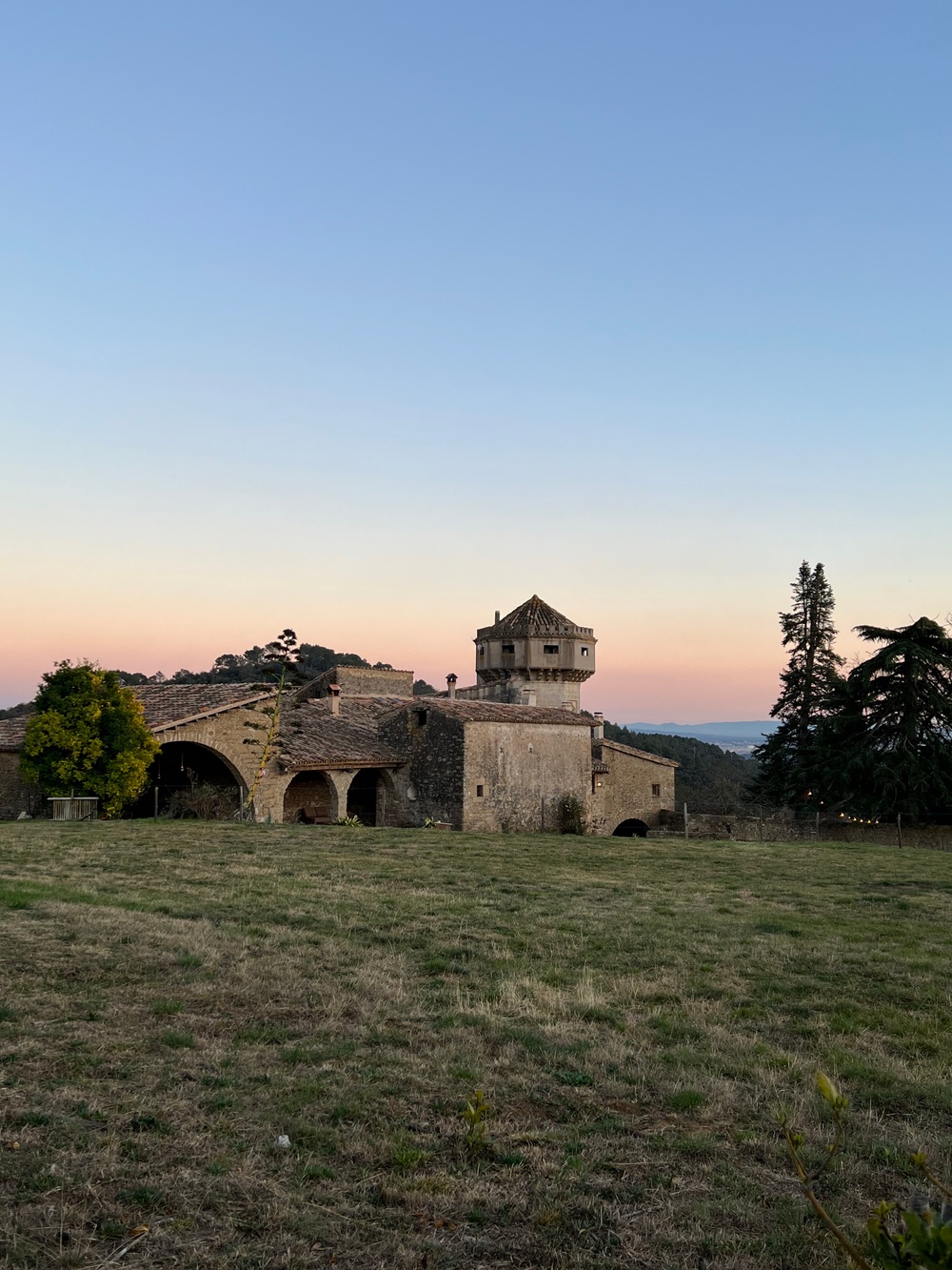 Exterior view of the neo-Gothic palatialMas les Heras, the historic building that will host the artist residency, of the new Focus Foundation that has been established by Brugarol Group in Catalonia, Spain, Photo by Julia Juste.