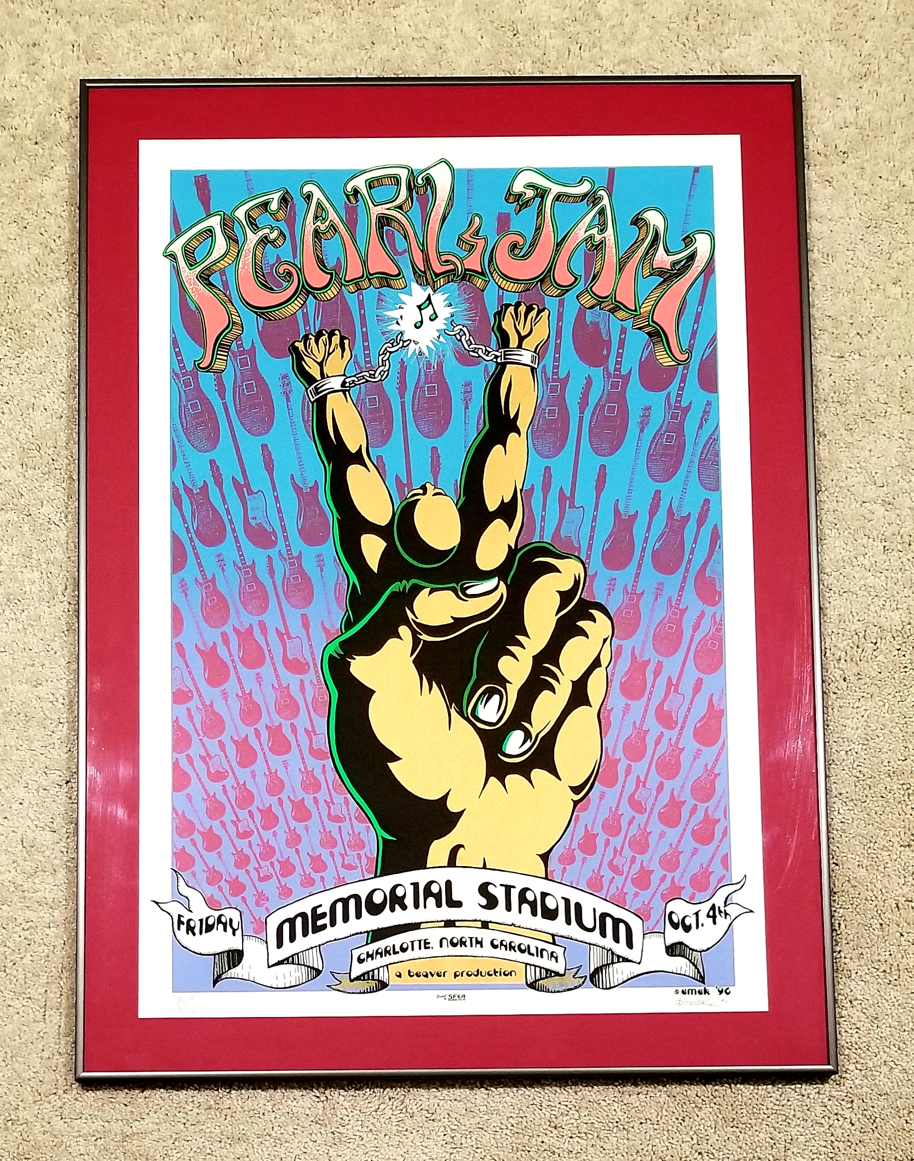 Pearl Jam Copenhagen 2022 Poster - Regular Edition