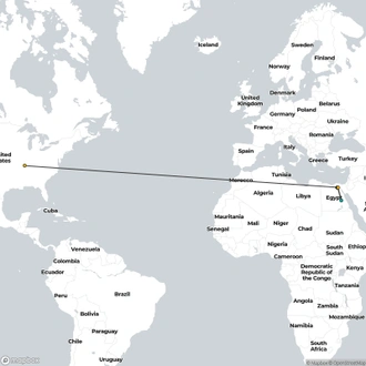 tourhub | Sun Pyramids Tours | Package 4 Day: Cairo and luxor by Flight | Tour Map