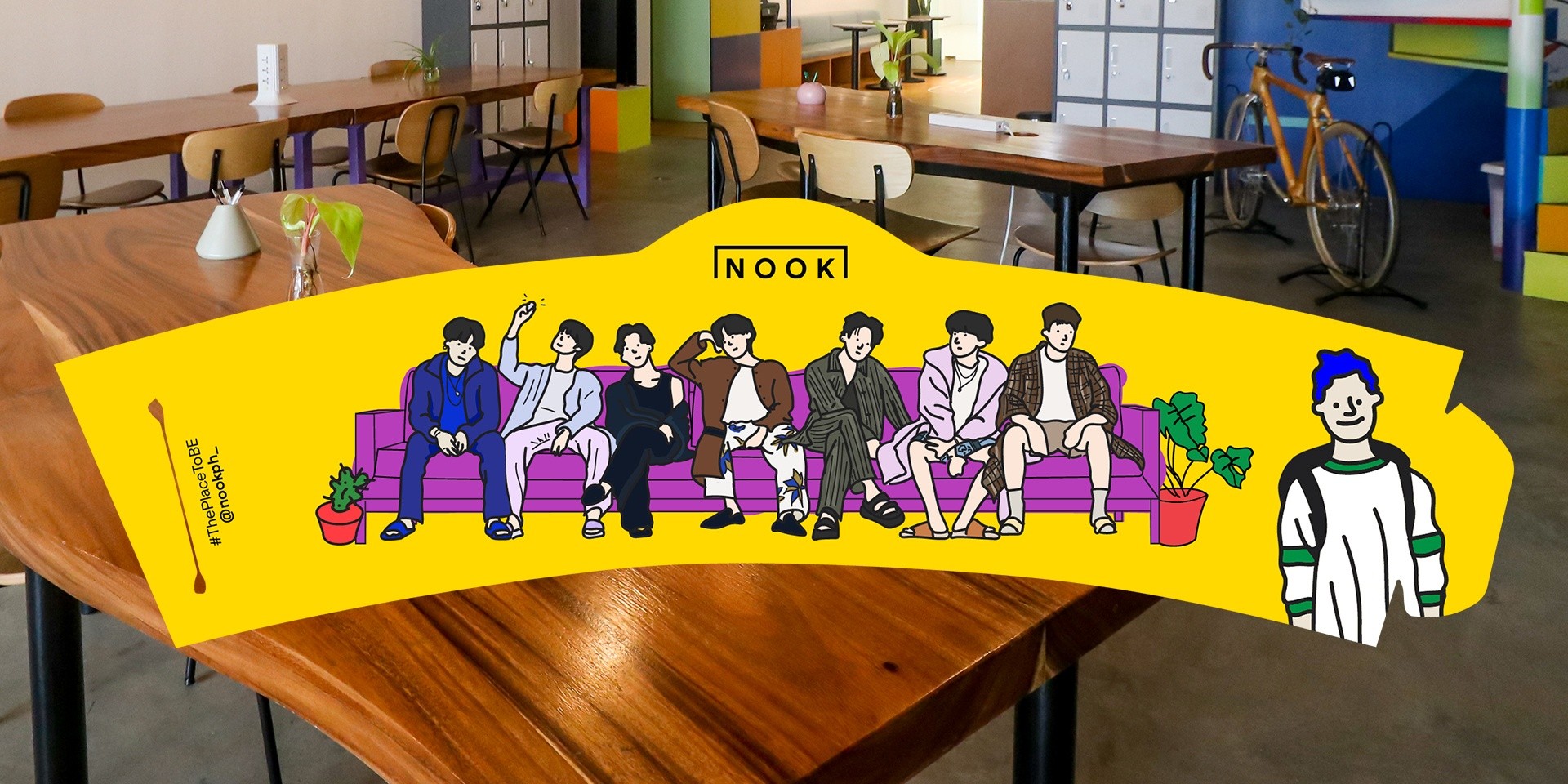 NOOK Coworking Studio is throwing a listening party for BTS' new album, BE