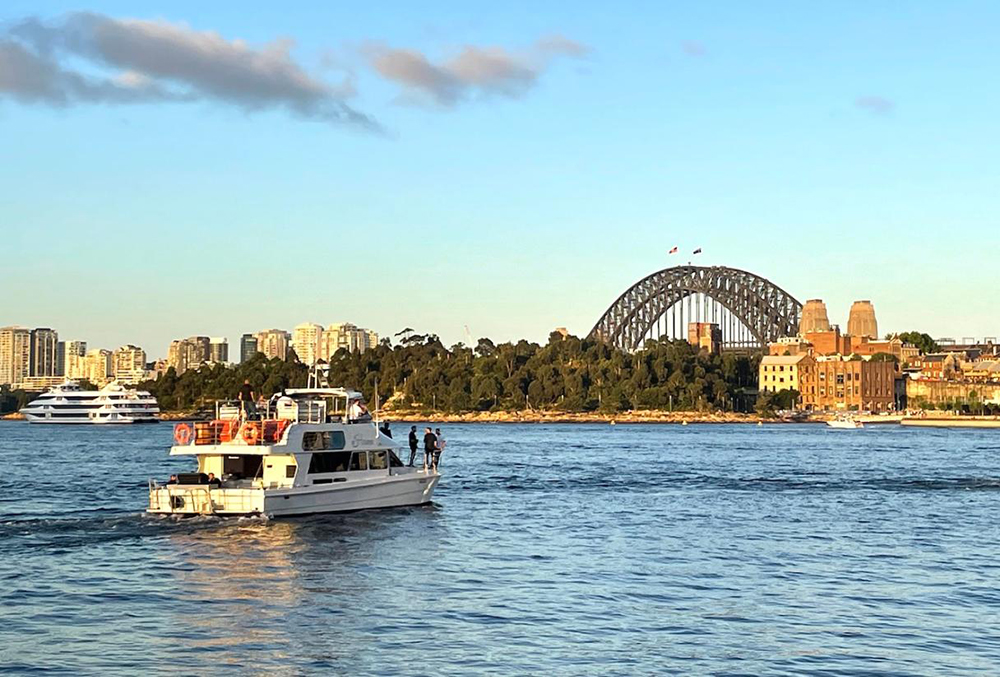 Golden Glow Sunset Harbour Cruise