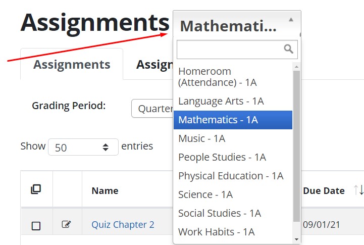 how do i delete an assignment in delta math