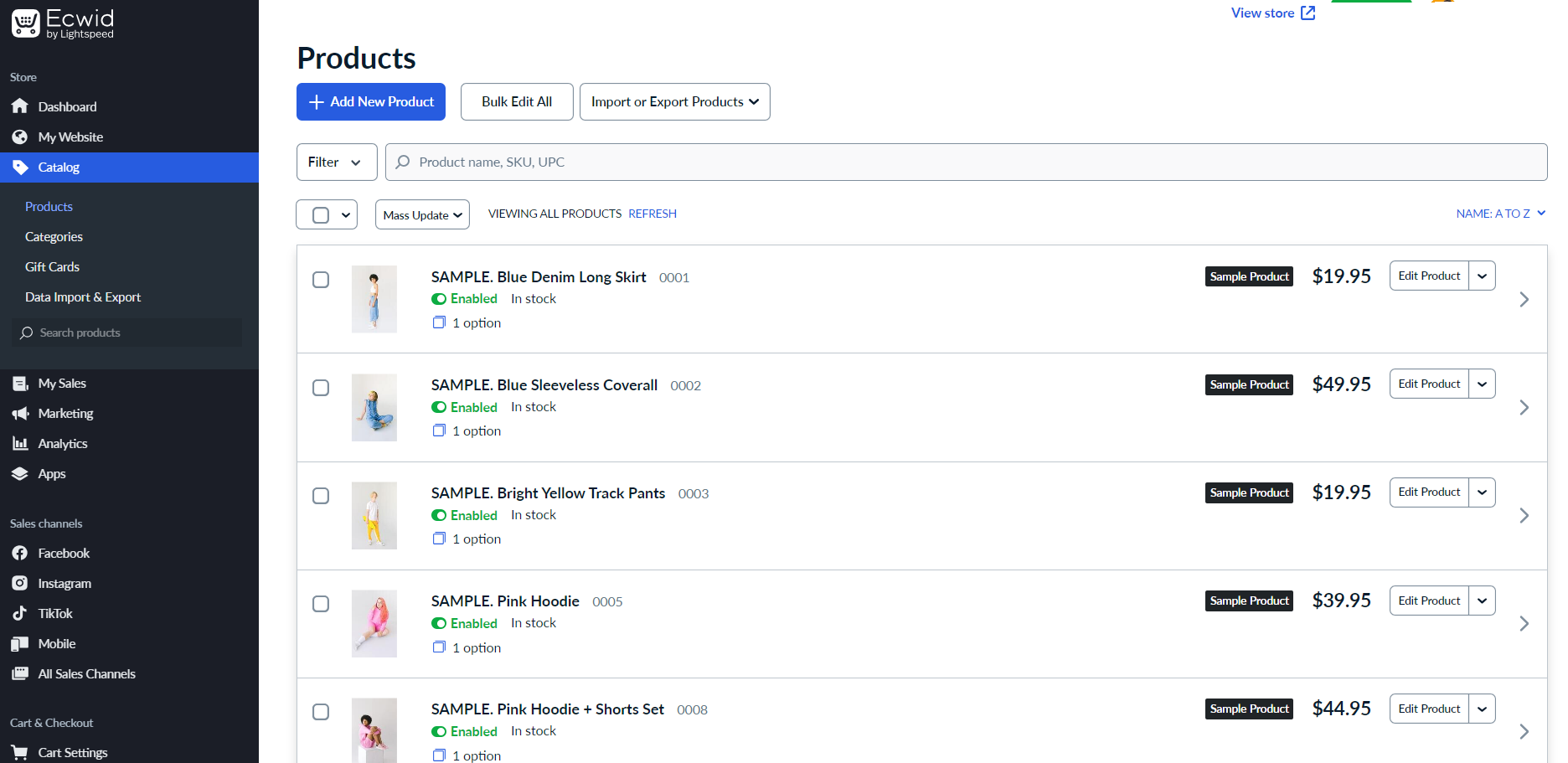 shopify vs ecwid