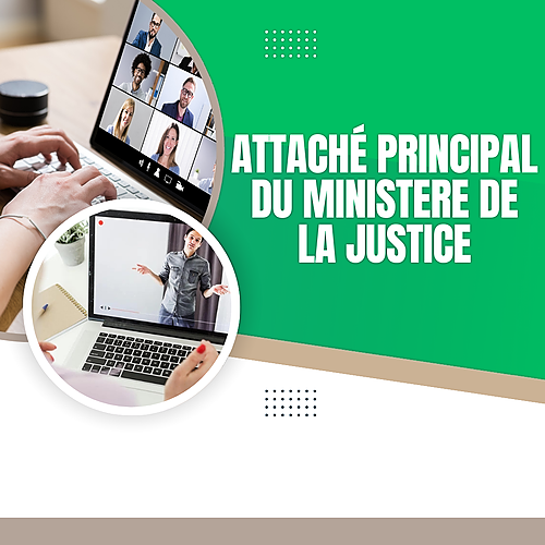 Représentation de la formation : Préparation à l'examen professionnel d'Attaché principal du ministère de la Justice