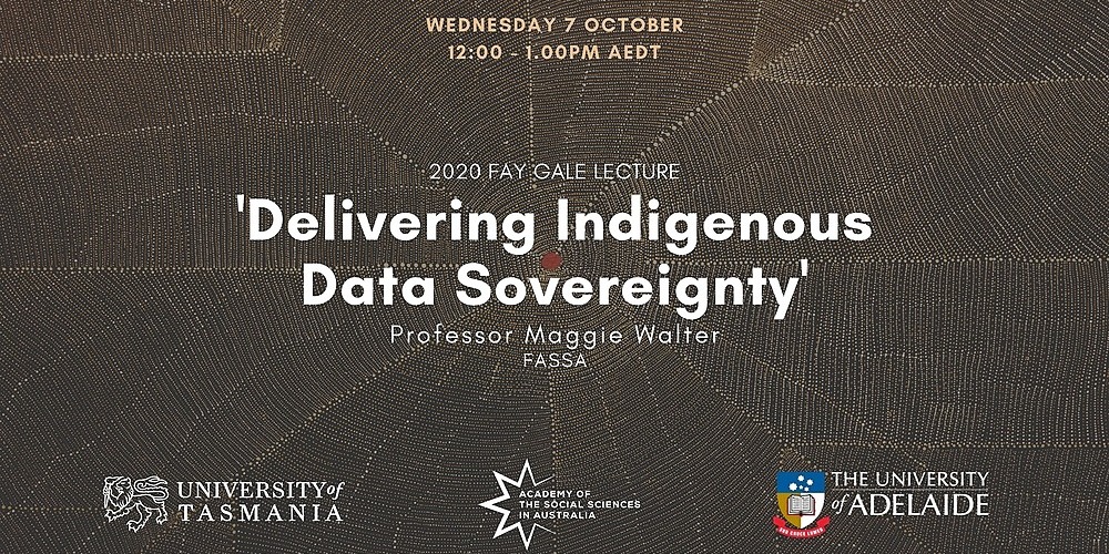 Delivering Indigenous Data Sovereignty, Hosted Online, 7th Of October ...