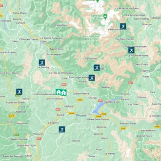 tourhub | Undiscovered Mountains | Via Ferrata Adventure in the French Alps | Tour Map