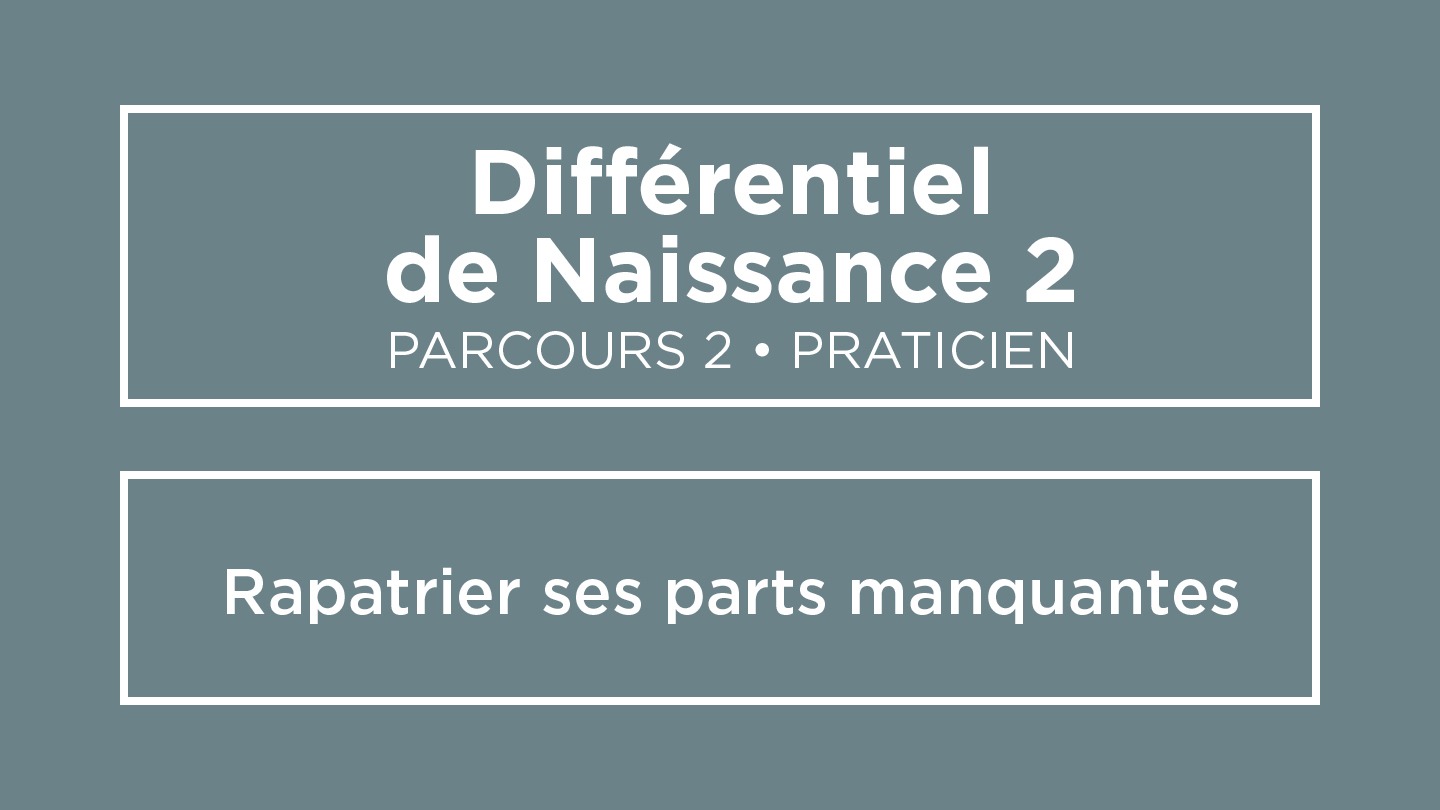 Représentation de la formation : Différentiel de Naissance - Partie 2