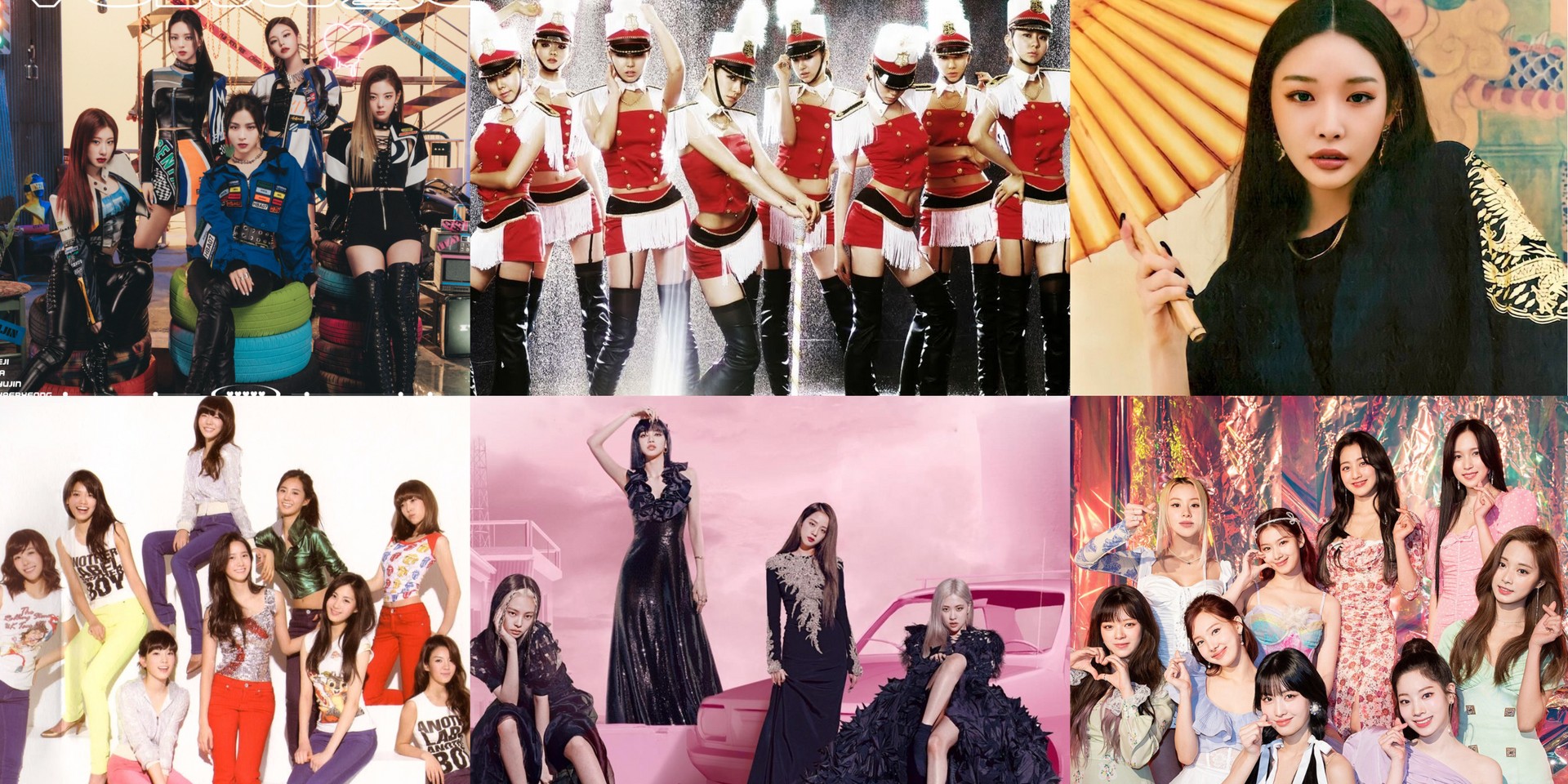 Best K-pop Girl Bands BLACKPINK, 2NE1 & TWICE