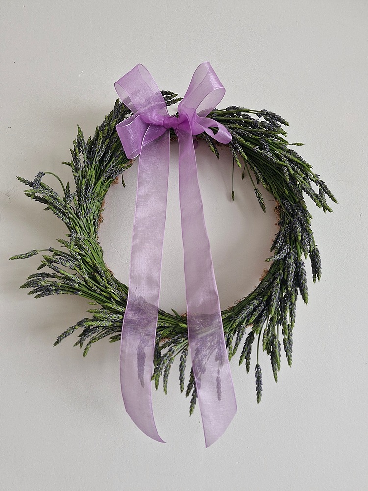 Lavender Wreath