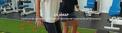 Représentation de la formation : CS AMAP - Certificat de Spécialité - Option : Animation et Maintien de l'Autonomie de la Personne