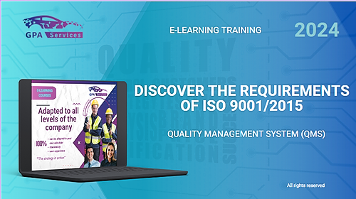 Représentation de la formation : E-LEARNING - DISCOVER THE REQUIREMENTS OF ISO 9001/2015