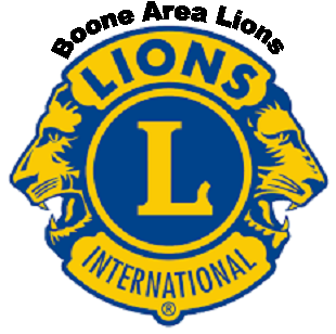 Boone Area Lions Club logo