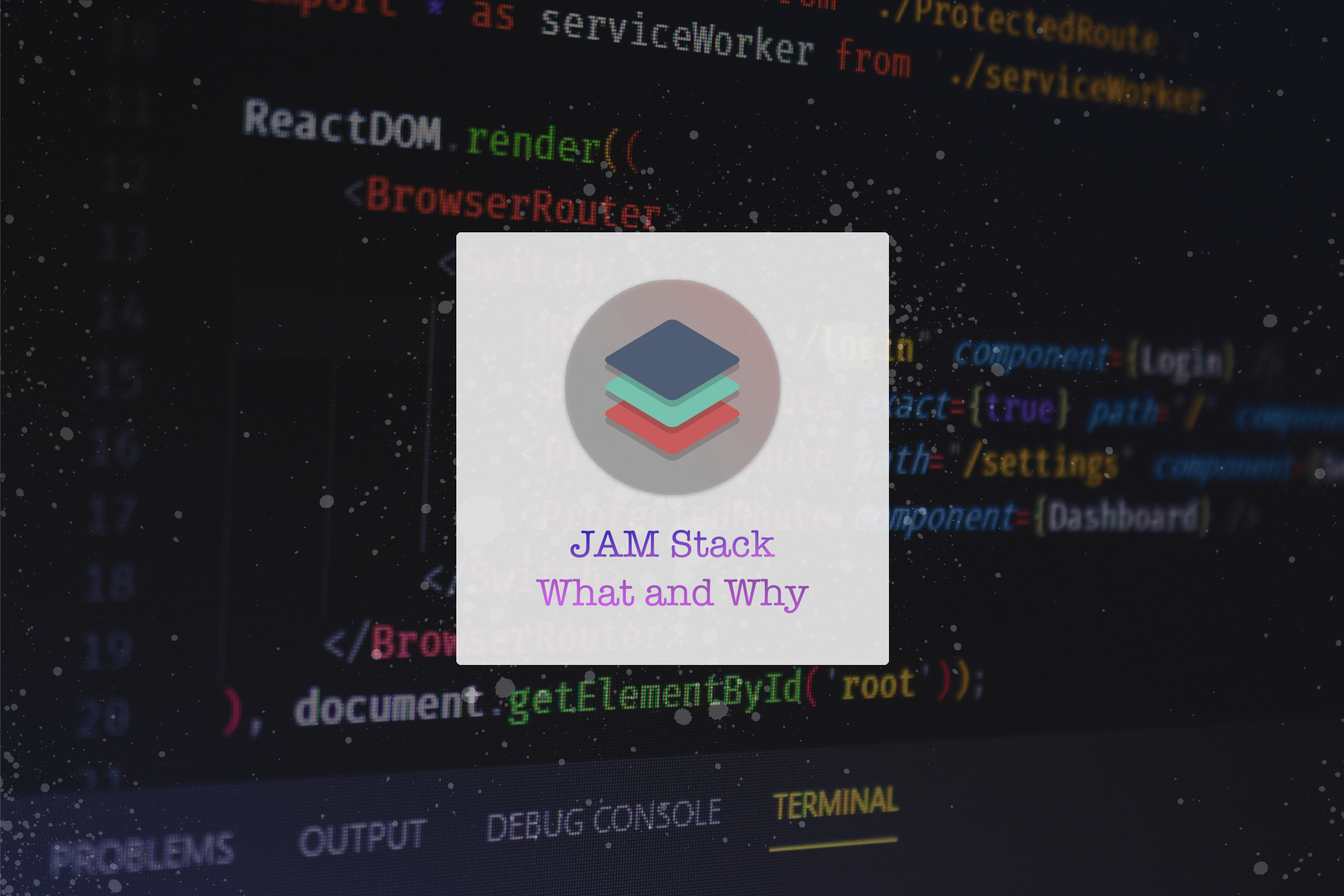 featured image - Welcome to the Jamstack