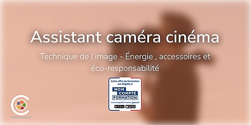 Représentation de la formation : TECHNIQUE DE L'IMAGE - Énergie, accessoires et éco responsabilité