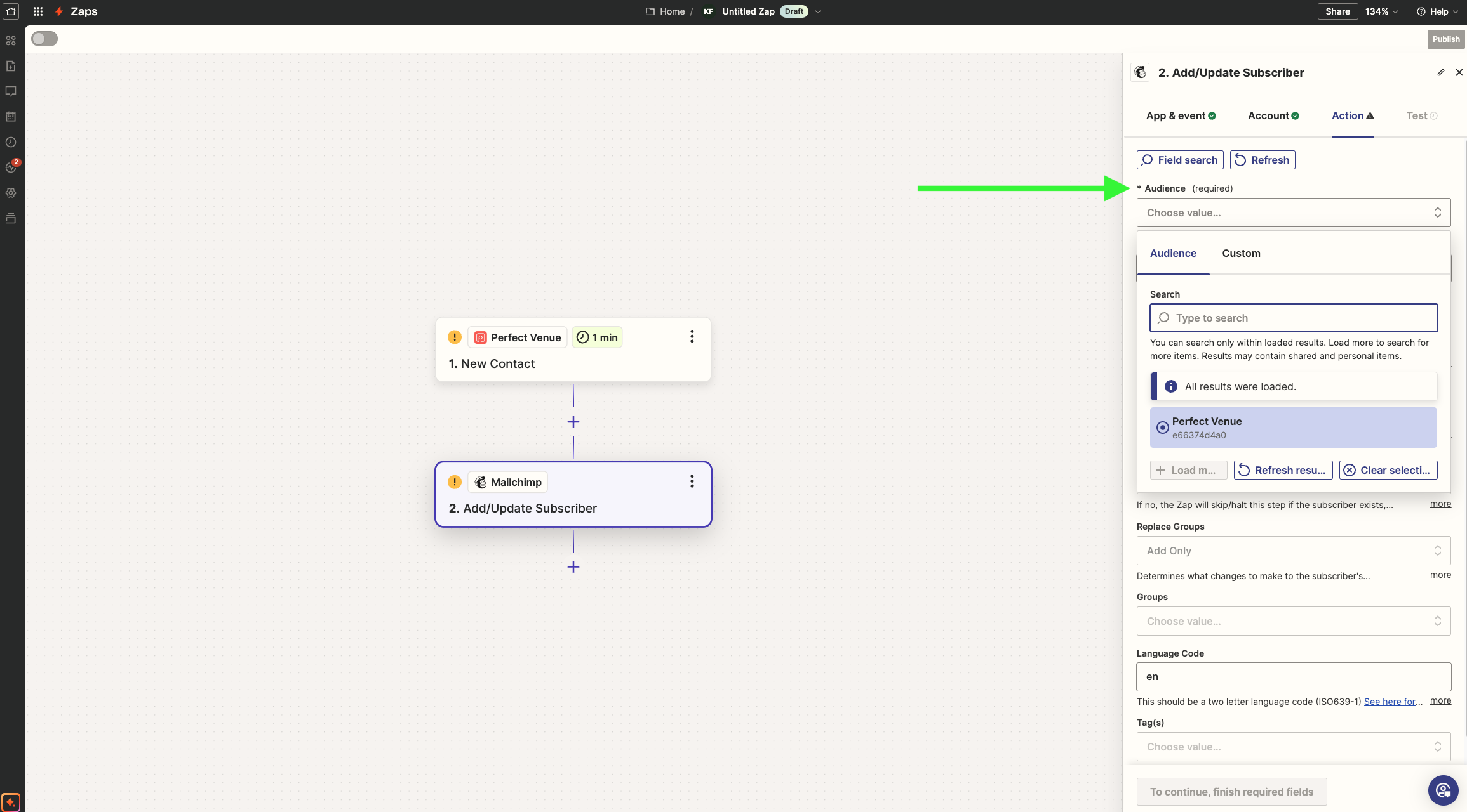 Mailchimp & Constant Contact Integration via Zapier