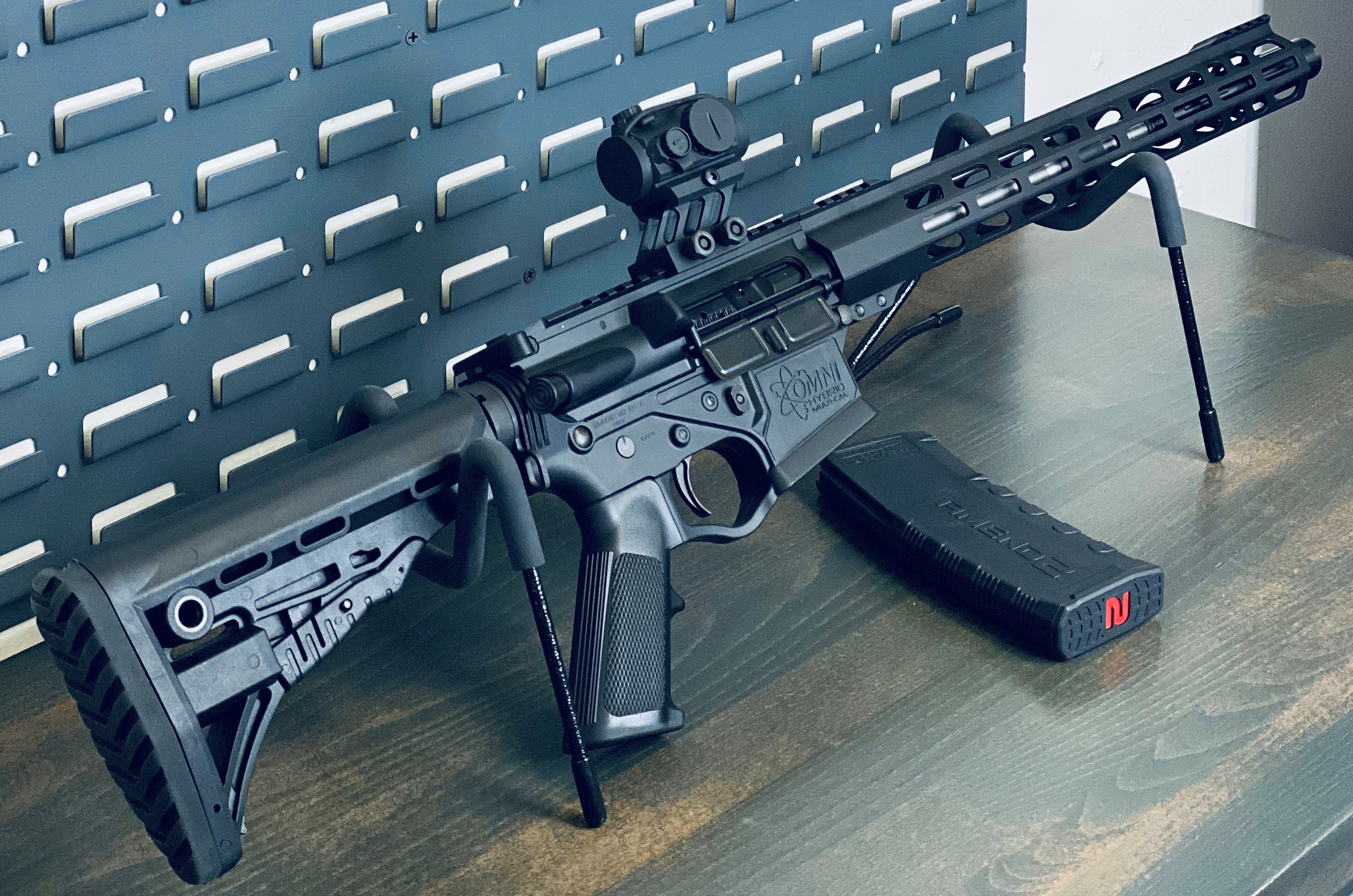 SOT OMNI HYBRID 223 556 Custom AR15 with Flash Can 16