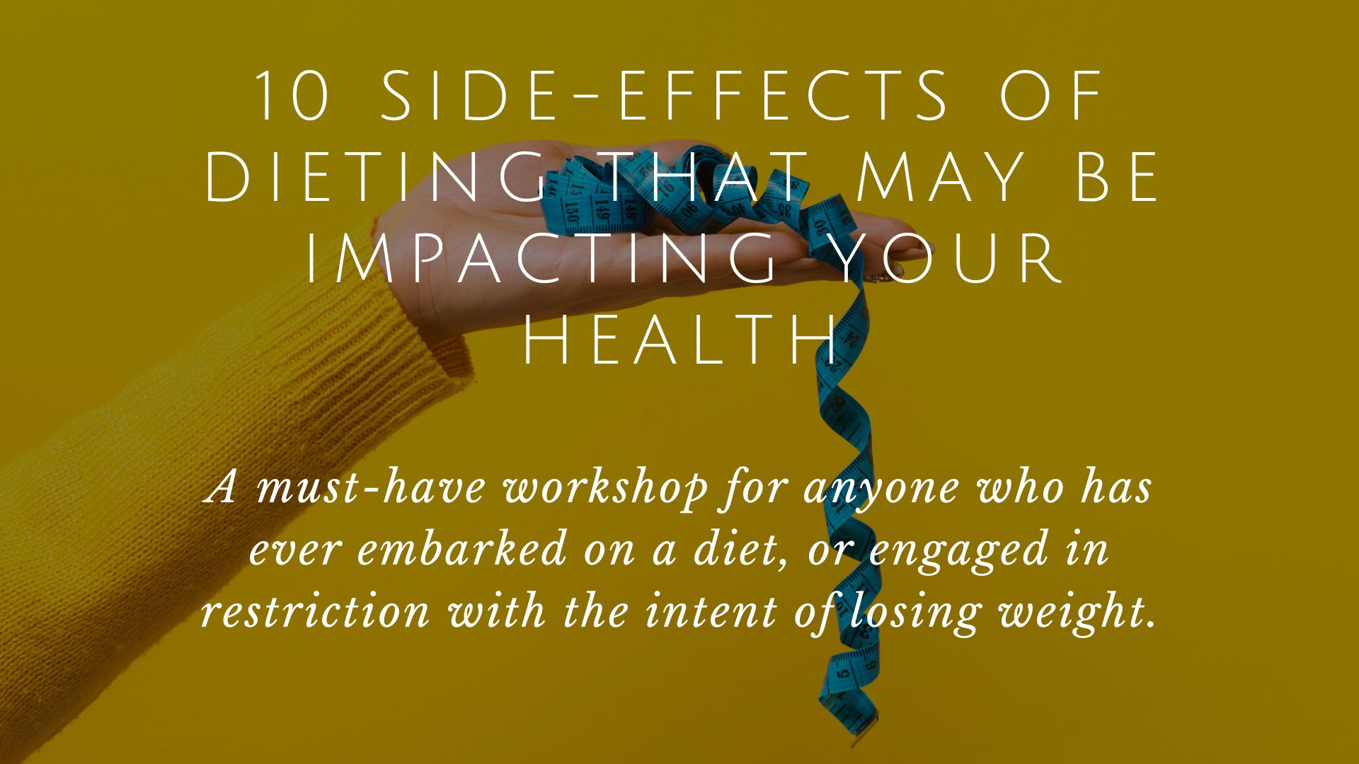 10 Side-effects Of Dieting That May Be Impacting Your Health | Nutriti