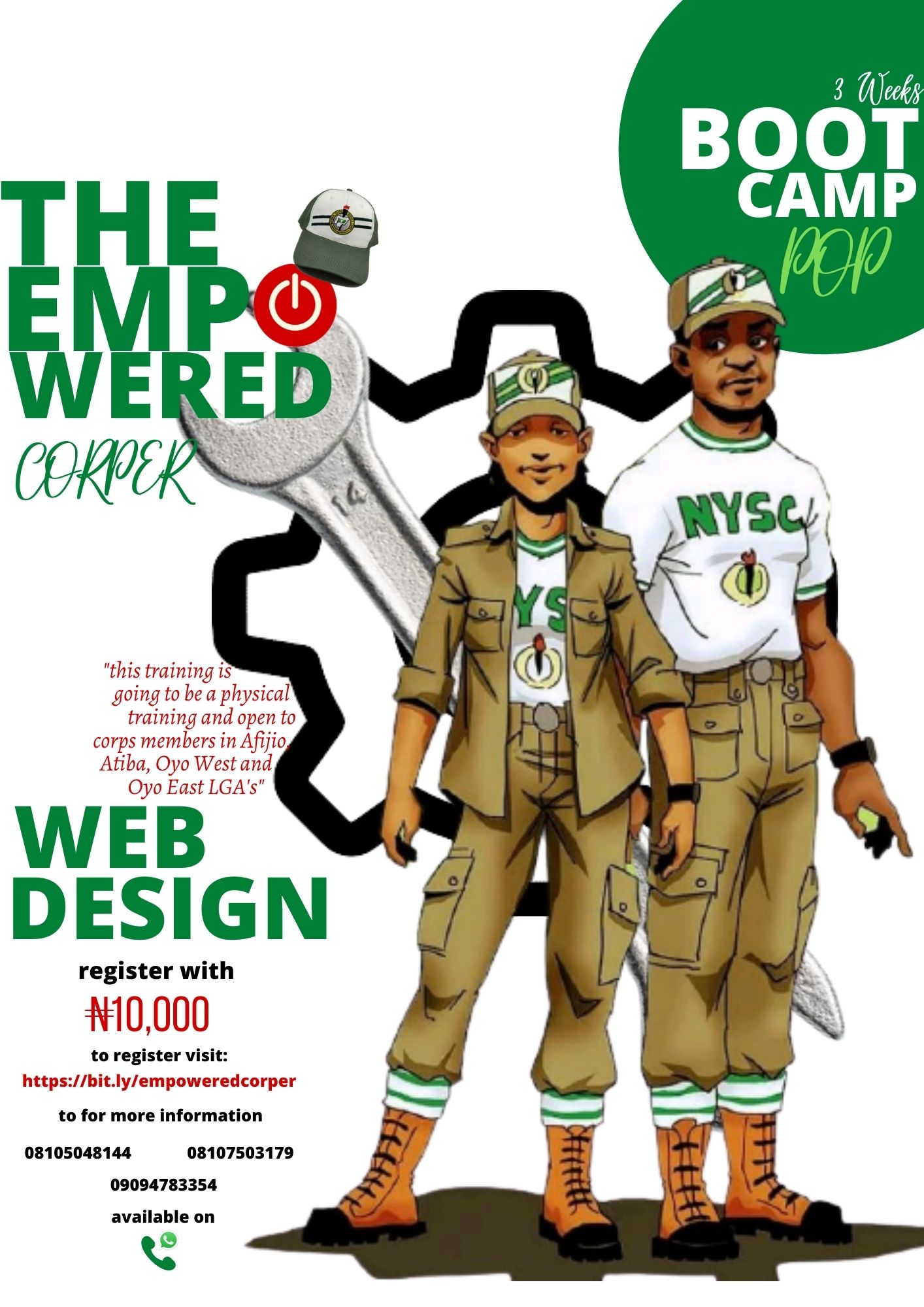 Empowered Corper Web Design Bootcamp - GEMRACH Group | Flutterwave Store