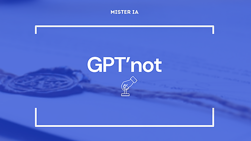 Représentation de la formation : GPT'Not