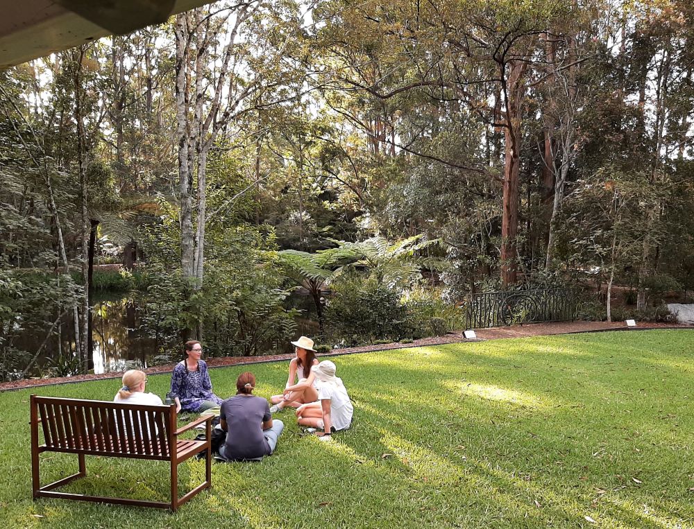 Reconnecting with Nature session Kurrajong Garden