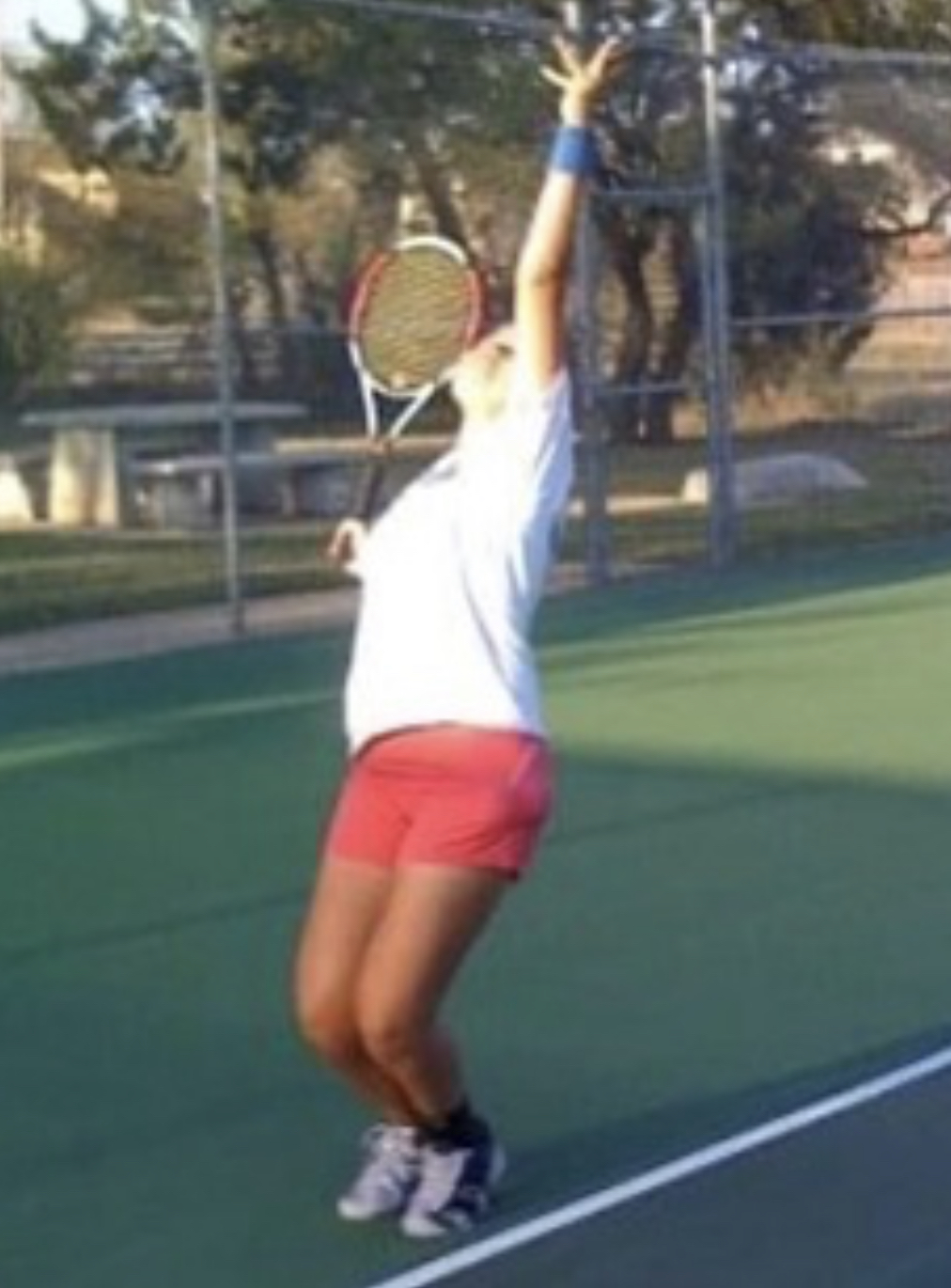 Michelle V. teaches tennis lessons in San Antonio, TEXAS