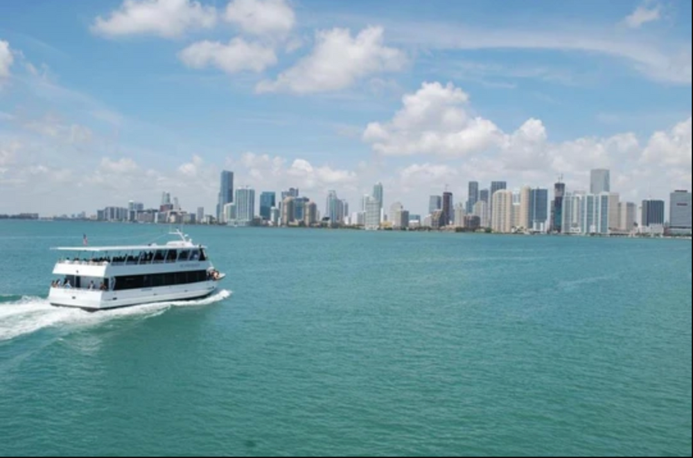 Miami Boat Tour with FREE South Beach Bicycle Rental