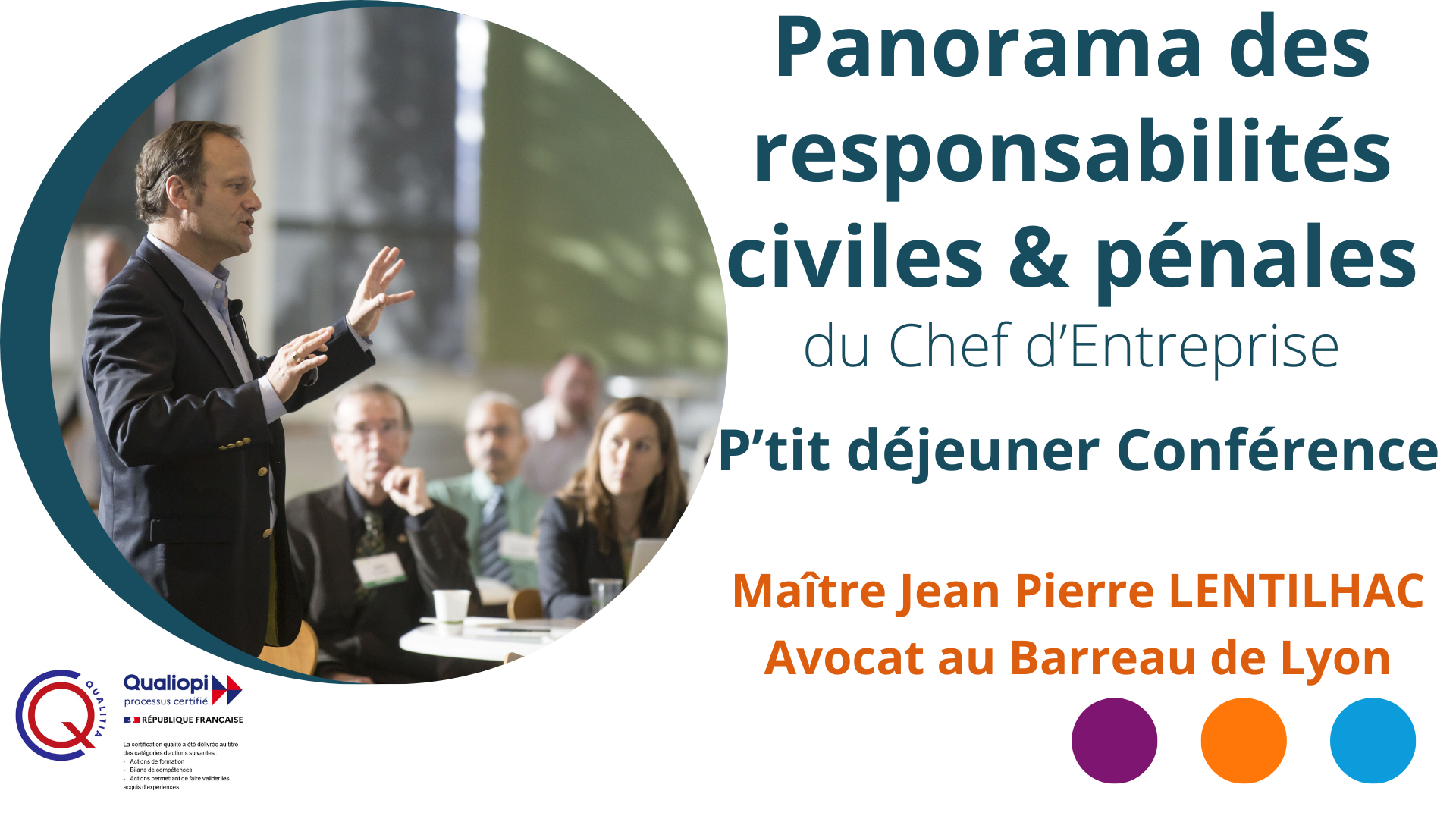 Représentation de la formation : Panorama des responsabilités civiles et pénales des dirigeants d’entreprise