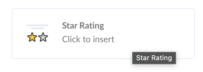 How to use Star Rating Widget in your template?