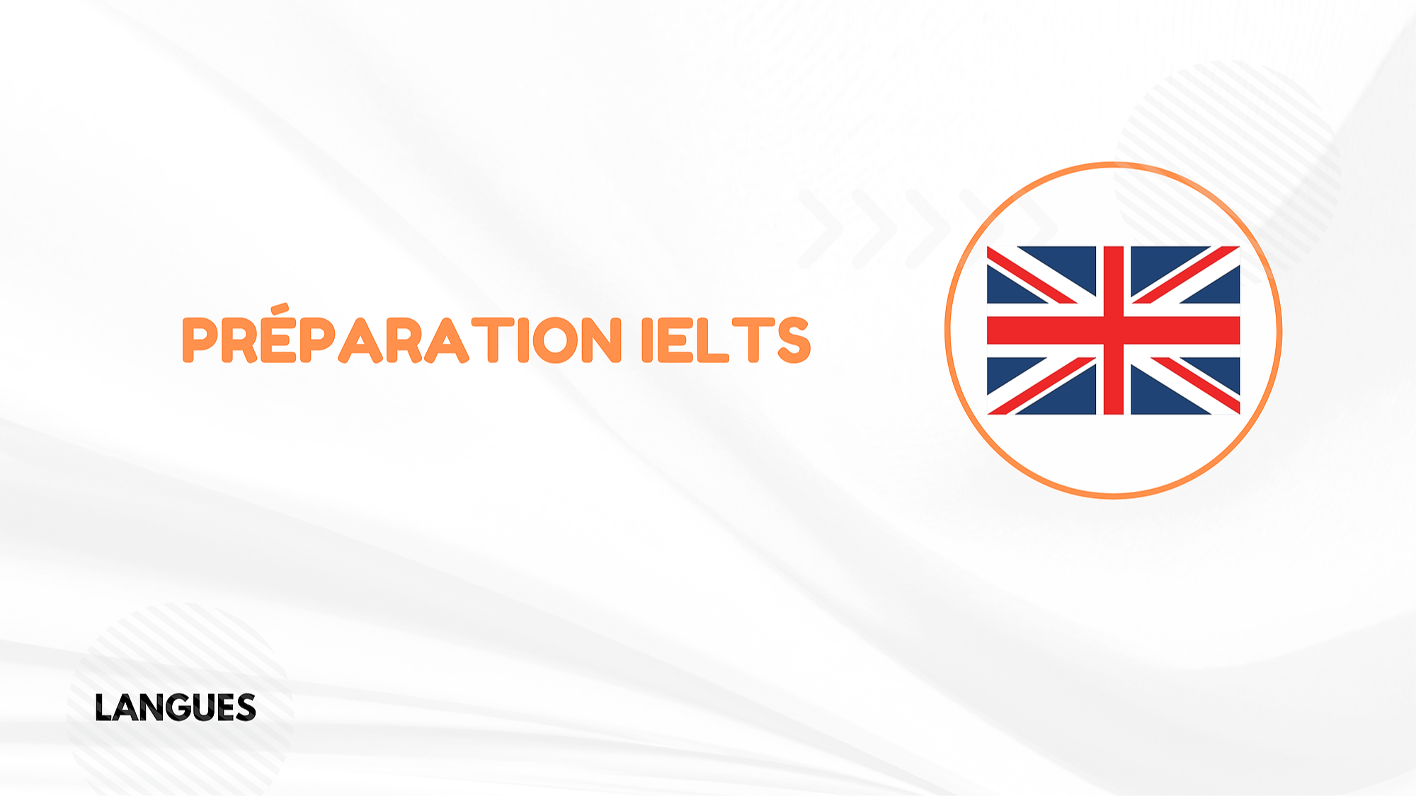 Représentation de la formation : PRÉPARATION À L'EXAMEN ANGLAIS IELTS