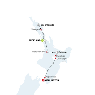 tourhub | AAT Kings | Northern Spotlight | Tour Map