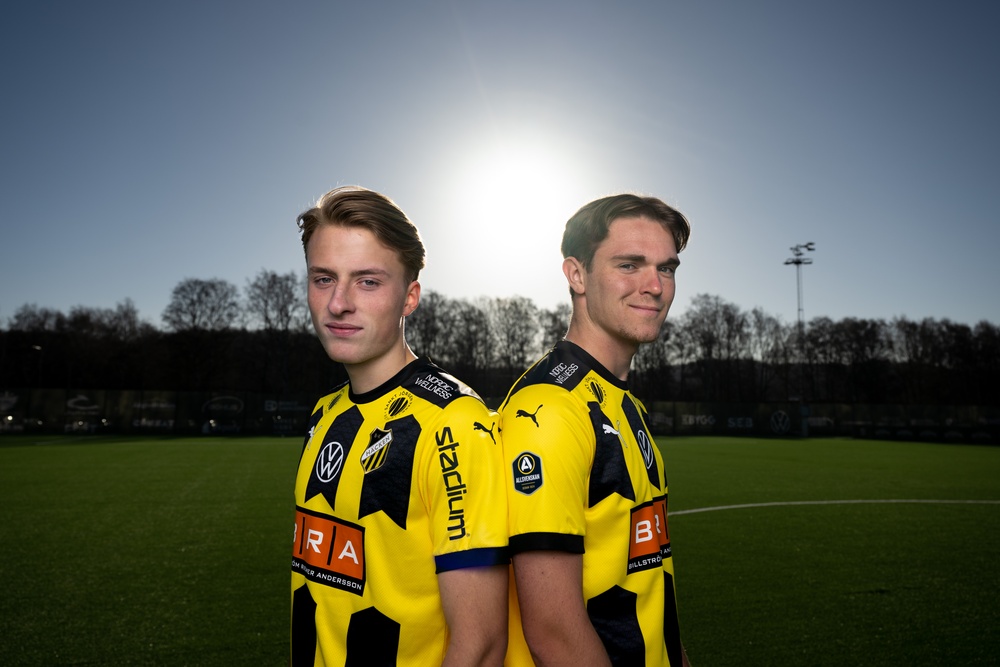 Sigge Jansson och Charlie Axede. Foto: Bildbyrån.