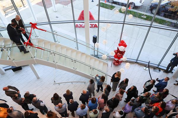 Ceremonial ribbon-cutting at Axalta's new global headquarters at the Philadelphia Navy Yard