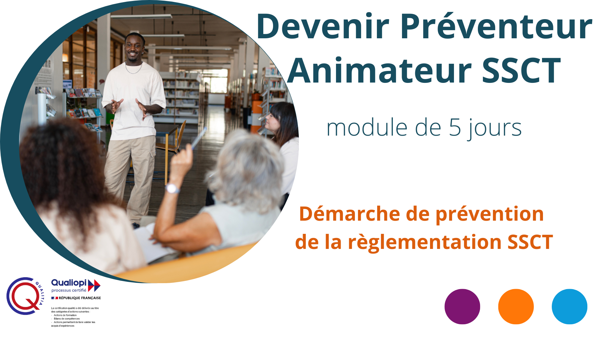 Représentation de la formation : Formation Préventeur/Animateur SSCT