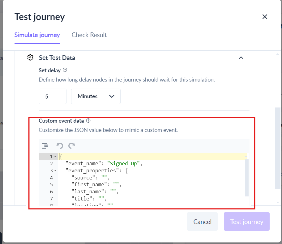 How to test your journey for different trigger types?