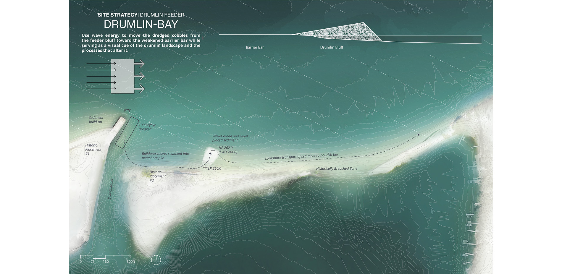 Drumlin Bay Complex: Site Forces and Strategies