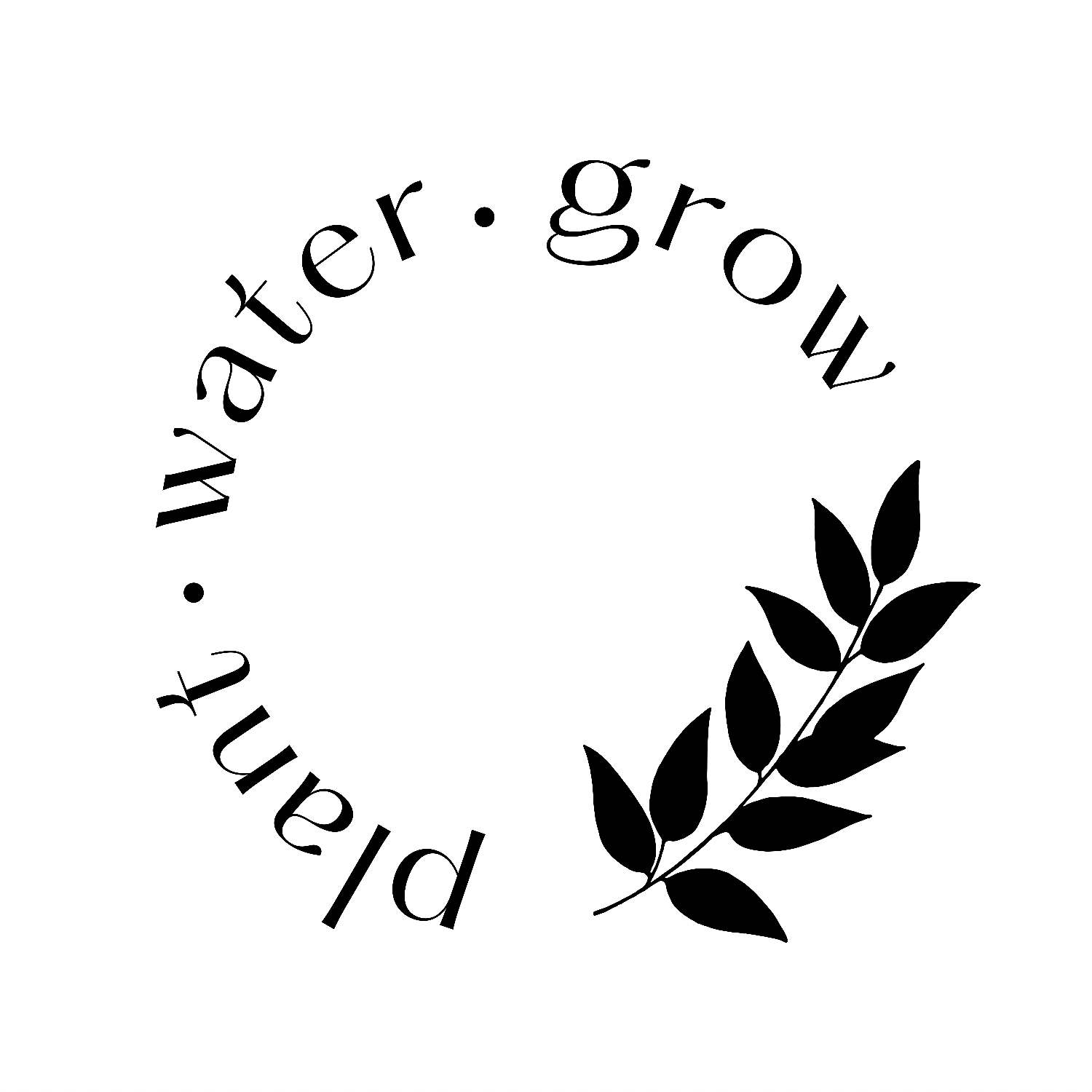 Plant Water Grow logo