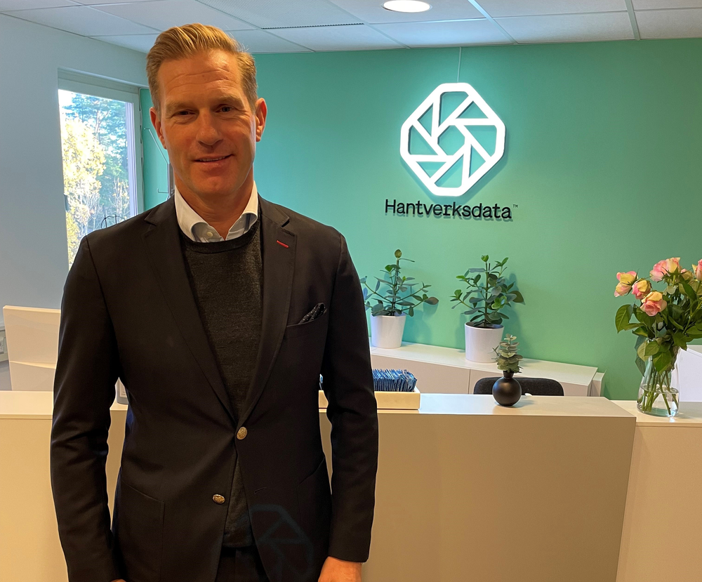 Fredrik Silfwerplatz är ny VD för Hantverksdata Sverige.