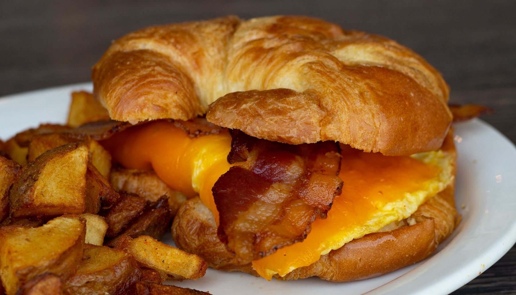 Bacon Egg And Cheese Croissant Metro Diner